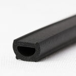 2026年2月 黑色挤出三元乙丙海绵胶条 D型密封条河北省配套供应商